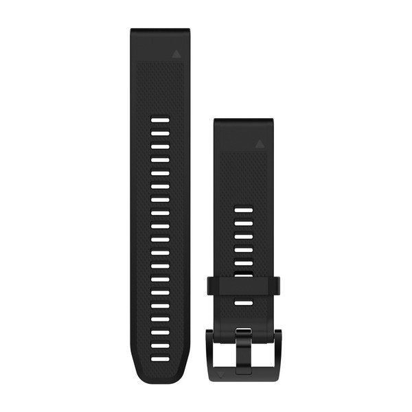 Garmin Fenix 5 Siyah Silikon Kayış 22mm