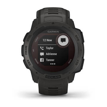 Garmin Instinct Solar Akıllı Saat - Grafit Siyah