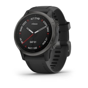 Garmin Fenix 6S Pro Sapphire Multispor GPS Akıllı Saat Siyah