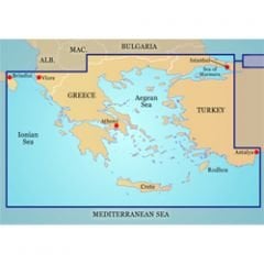 Bluechart XEU015R  Mikro SD Kart Deniz Haritası - Ege Marmara
