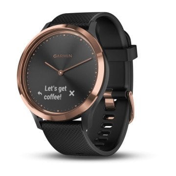 Garmin vivomove HR Rose Gold Akıllı Saat - Siyah