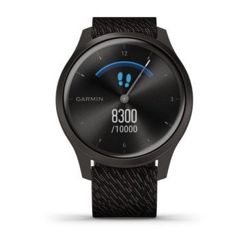 Garmin Vivomove Style Grafit Siyah Akıllı Saat-Dokuma Naylon Kayış