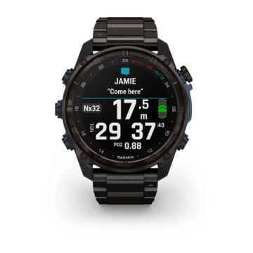 Garmin Descent Mk3i – 51 mm - Karbon Gri DLC Titanyum, DLC Titanyum Kayışlı