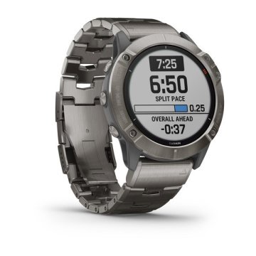 Garmin Fenix 6X Pro Solar Titanyum Multispor GPS Akıllı Saat