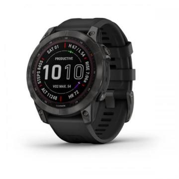 Garmin fenix 7 Sapphire Solar - Karbon Gri DLC Titanyum