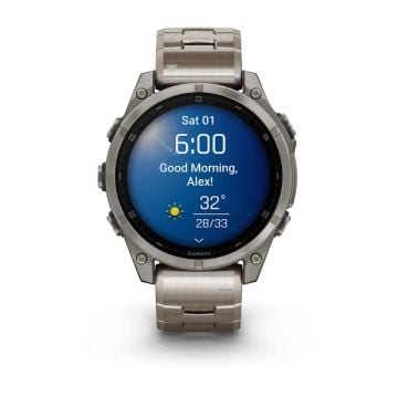 Garmin Fenix 8 - 47 mm, AMOLED - Sapphire, Titanyum, Vented Titanyum Kayışlı