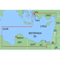 Bluechart MEU016R Harita Data Kartı - Doğu Akdeniz