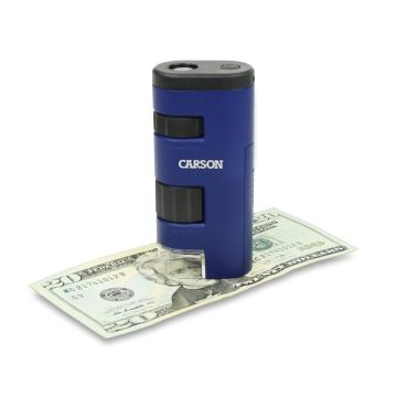 Carson Pocket Micro™ 20x-60x Büyütme LED Aydınlatmalı Zoom Cep Mikroskobu