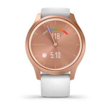 Garmin Vivomove Style Rose Gold Beyaz Akıllı Saat