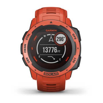 Garmin Instinct Solar Akıllı Saat - Ateş Kırmızısı