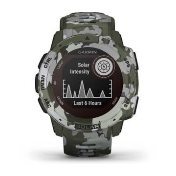 Garmin Instinct Solar Camo Akıllı Saat - Yeşil Kamuflaj