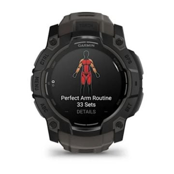 Garmin Instinct 3 – 50 mm, AMOLED - Kömür Siyahı