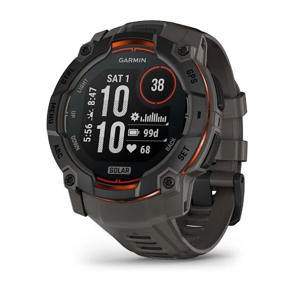 Garmin Instinct 3 – 50 mm, Solar - Kömür Siyahı