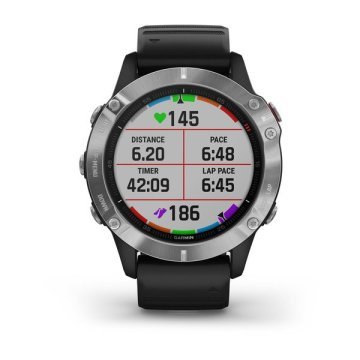 Garmin Fenix 6 Multispor GPS Akıllı Saat - Gümüş Siyah