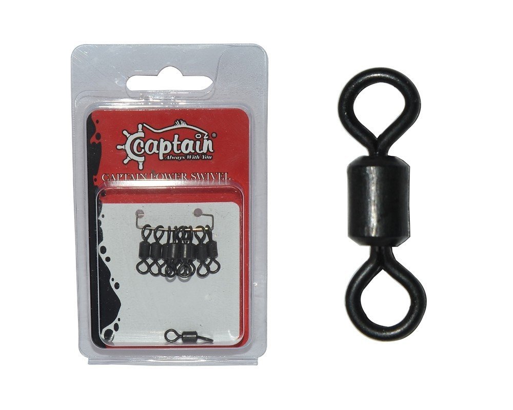 Captain 5006 Rulmanlı Fırdöndü 10'lu Paket Mat Black