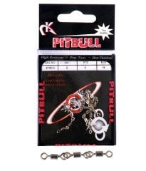 Pitbull 5100 3 Zincir Fırdöndü 5'li Paket Nikel