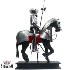 STERLING Iron Knight Atlı Dekoratif Süs