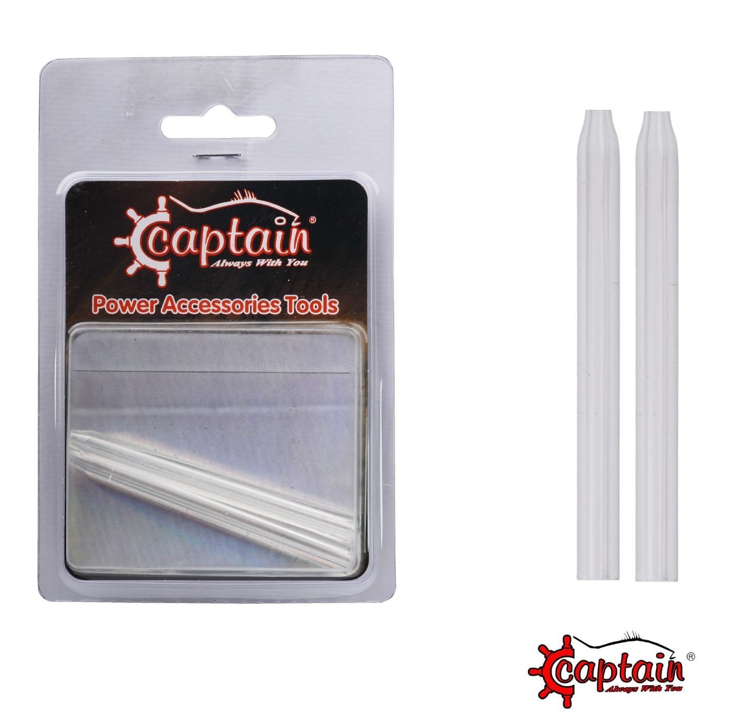 Captain 7629 Transparan Tüp 5gr Cristal Stick 2'li Set