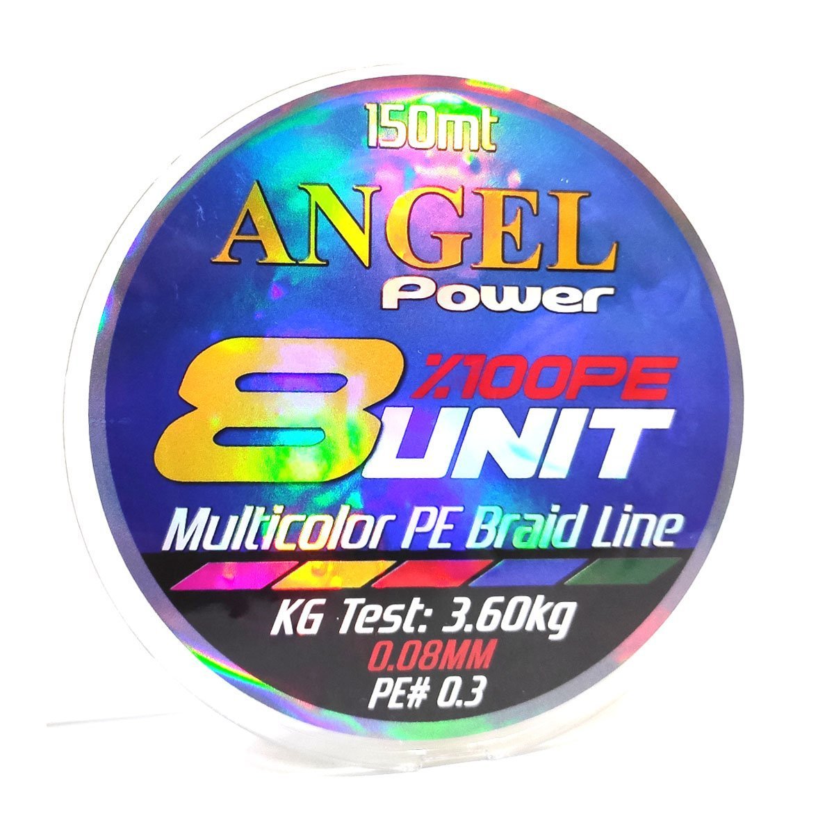 SakuraLine Angel Power 8 unit %100 PE 8 Kat Çok renkli Örgü İp Misina