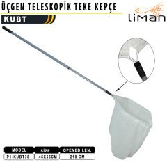 Liman Üçgen Teleskopik Teke Kepçe 38x45cm - 190 Cm