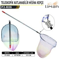 Liman Kepçe Katlanır 50X60X210cm (Renkli Misina) K-06