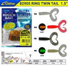 Cultiva 82905 Ring Twin Tail Lrf Silikonu 2,7 cm