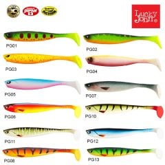 Lucky John Basara 3D Soft Swim 2.5'' (6.35 cm) 8P Silikon Yem