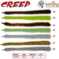 Wily Creep Silikon Yem 9.5 cm 0.8 gr