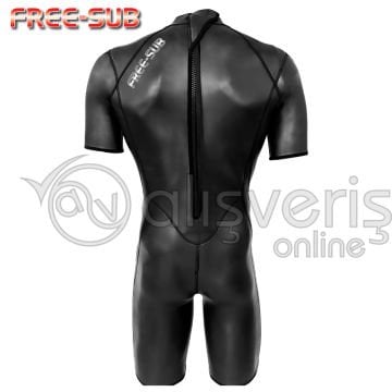 Erkek Smooth shorty Dalış Elbisesi 2mm