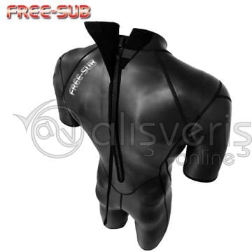 Erkek Smooth shorty Dalış Elbisesi 2mm
