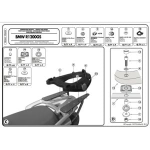 Kappa KR684 BMW R 1200 GS (04-12) Arka Canta Tasıyıcı