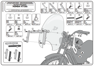 Kappa AS122A2 HONDA VT 750 S (10-15) Ruzgar Sıperlık Bağlantısı