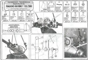 Kappa A102A PIAGGIO BEVERLY 125200 (01-04) RUZGAR SIPERLIK