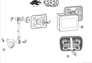 Kappa KS950 GPS CANTASI