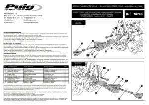 PUIG YAMAHA MT07 / XSR700 / TRACER 700 KORUMA TAKOZU