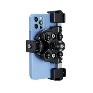 Nukrotech M27 Titreşim Modüllü Telefon Tutucu Mafsallı Ayna Dibi Bağlantılı