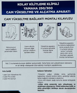 Yamaha X-Max 250/300 (23-24) Cam Yükseltme ve Alçaltma Aparatı
