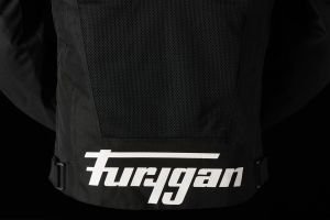 Furygan Atom Vented Evo Yazlık Korumalı Erkek Ceketi Siyah Beyaz