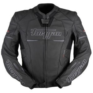 Furygan Nitros Motosiklet Deri Ceket Siyah Beyaz