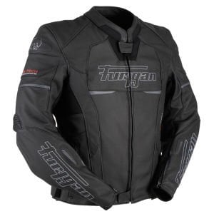 Furygan Nitros Motosiklet Deri Ceket Siyah Beyaz
