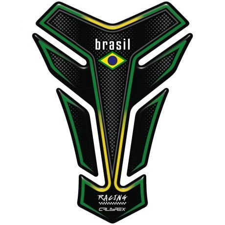 Calibrex Brazil Flag Tank Pad TPU242