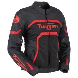 Furygan Mystıc Evo Vented Yazlık Kadın Korumalı Montu Siyah Kırmızı