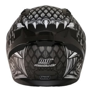 Mts M-801 Snake Full Face Kask Draglax Grey