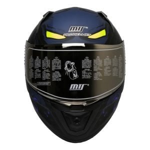 Mts M-801 Snake Full Face Kask Mısıon Blue