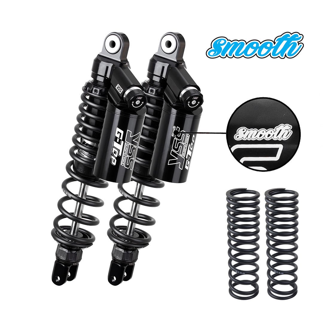 YSS Twin Shock G-Top Smooth Black Edition TG362-350TRC X-Max 300 İÇİN (Yeni Tasarım)
