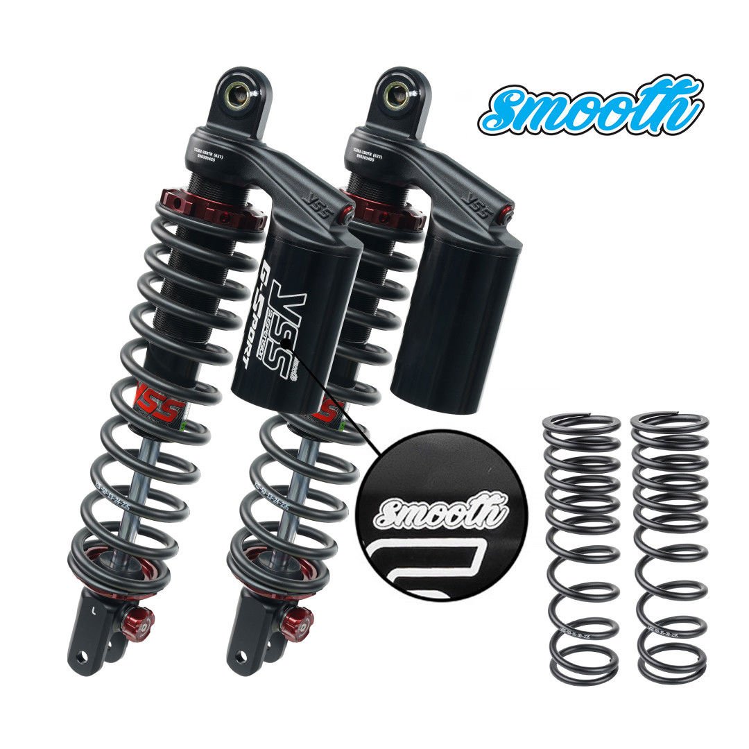 YSS Twin Shock G-Sports Smooth Black Serisi TG302-350TR X-Max  (Yeni Tasarım)