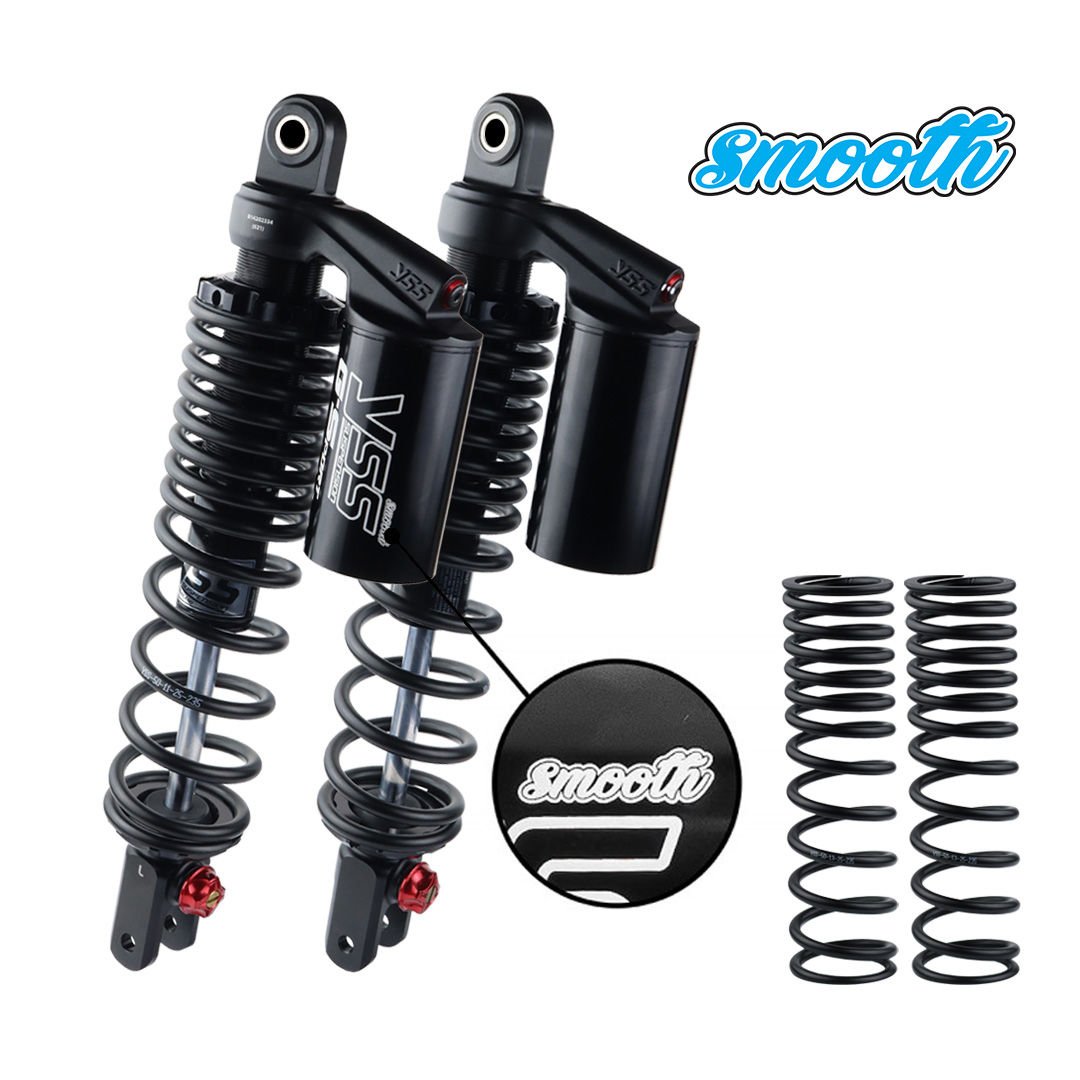 YSS Twin Shock G-Sports Smooth Black Edition TG302-350TR X-Max (2018-2025)