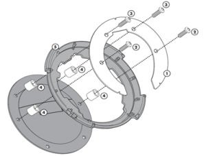 Givi BF14 Depoustu Canta Aparatı (KAWASAKI)