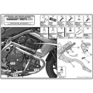 Kappa KN422 Kawasakı VERSYS 650 (10-14) Koruma Demırı