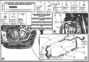 Kappa KN369 Honda CBF 600S 600N (04-07) Koruma Demırı